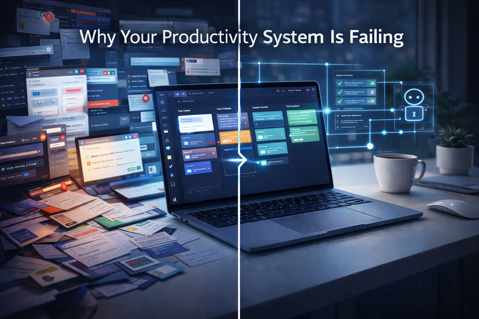 AI productivity system for freelancers improving workflow execution, task automation, and structured work management